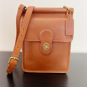 COACH VINTAGE BRITISH TAN MURPHY SHOULDER CROSSBODY BAG USA 9930